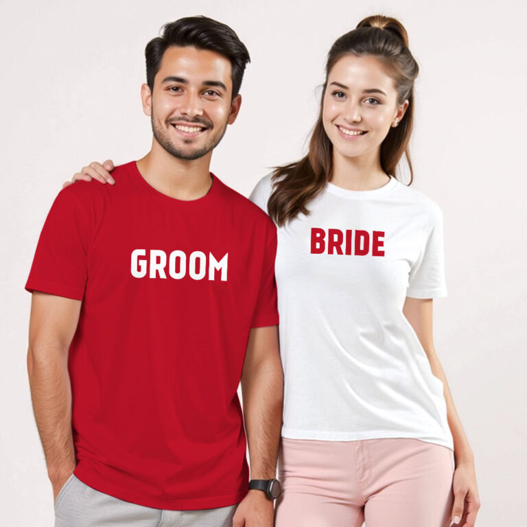 Bride Groom Wedding T-shirt