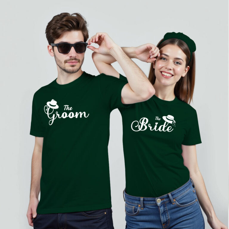 The Bride The Groom Wedding T-shirt