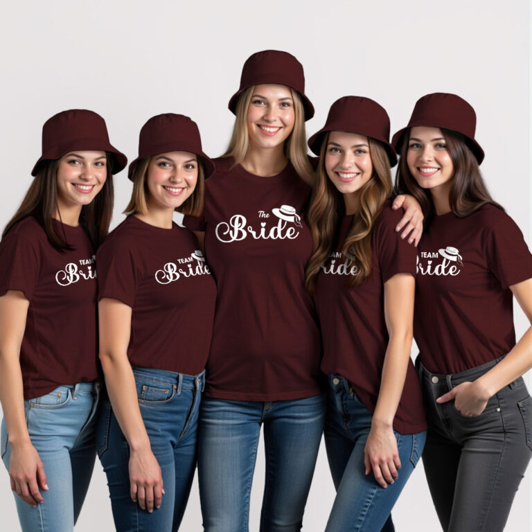 The Bride & Bride Team Wedding T-shirt