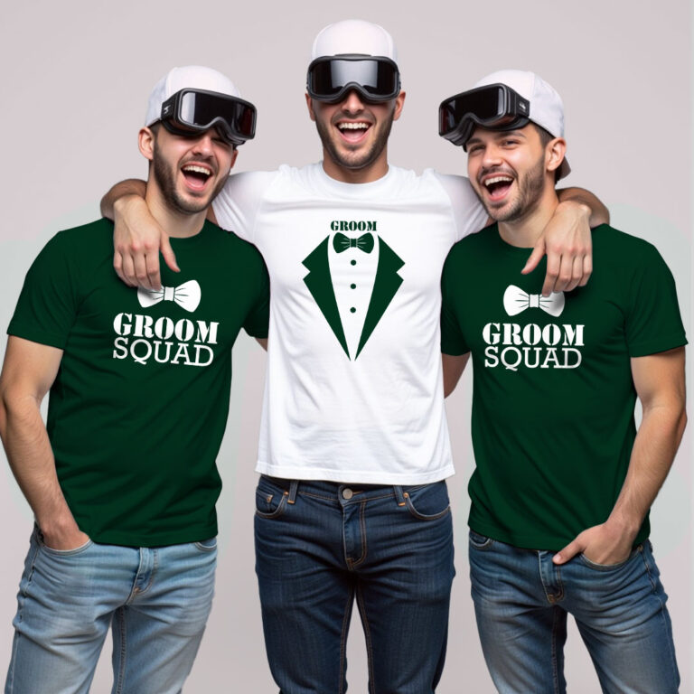 Special Groom & Groom Squad Wedding T-shirt