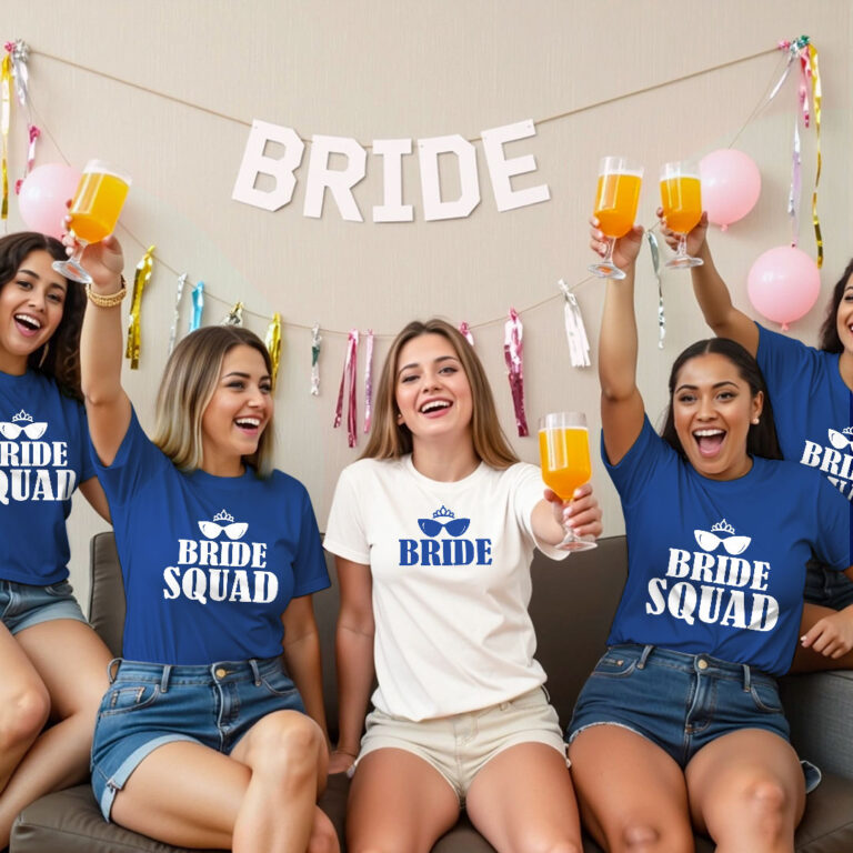 Swagger Bride & Bride Squad Wedding T-shirt