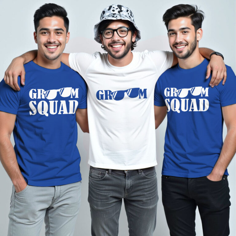 Swagger Groom & Groom Squad Wedding T-shirt