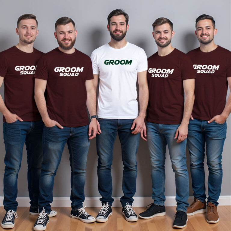Groom theme & Groom Squad Wedding T-shirt