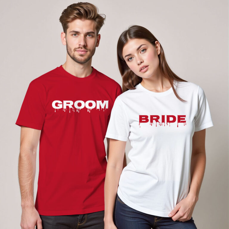 Special Groom Bride Wedding T-shirt