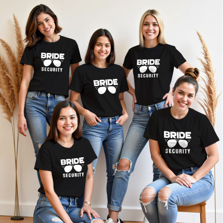 Bride Swag style & Bride Security Wedding T-shirt