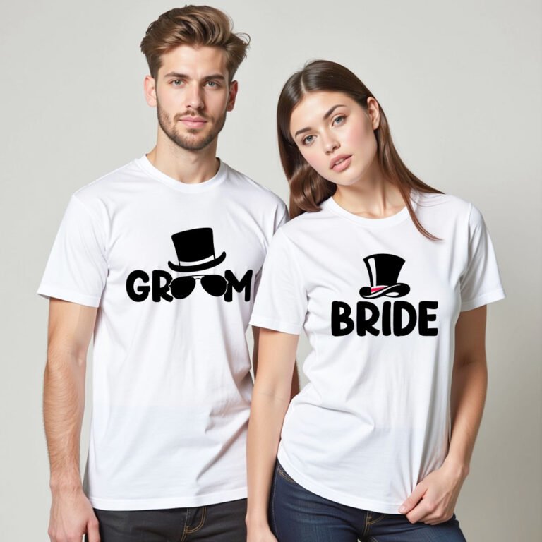 Special Groom Bride Wedding T-shirt