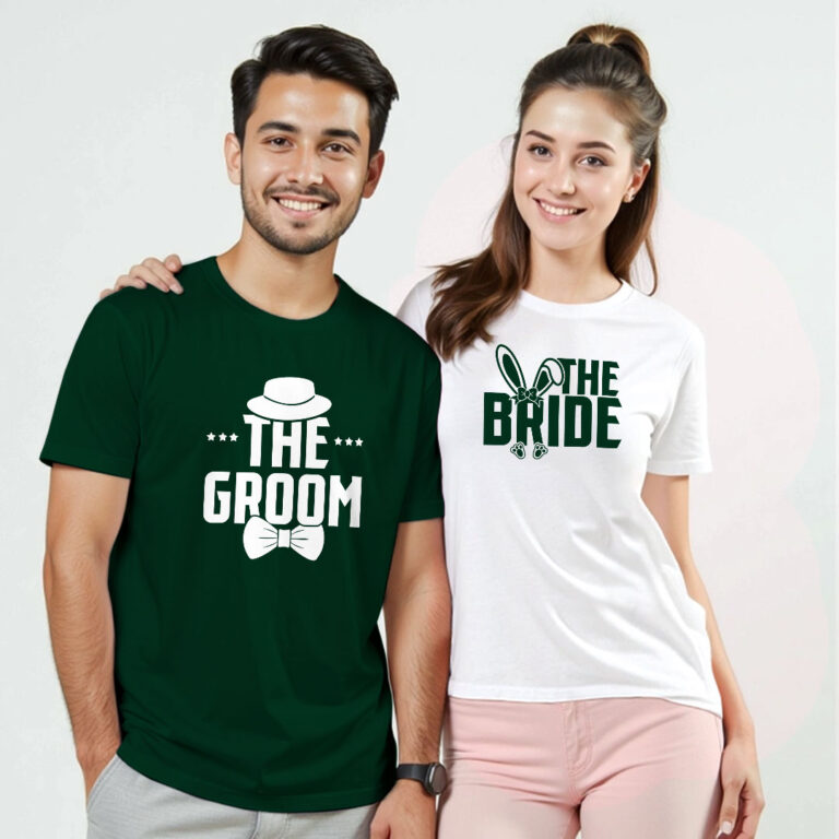 The Bride The Groom Wedding T-shirt