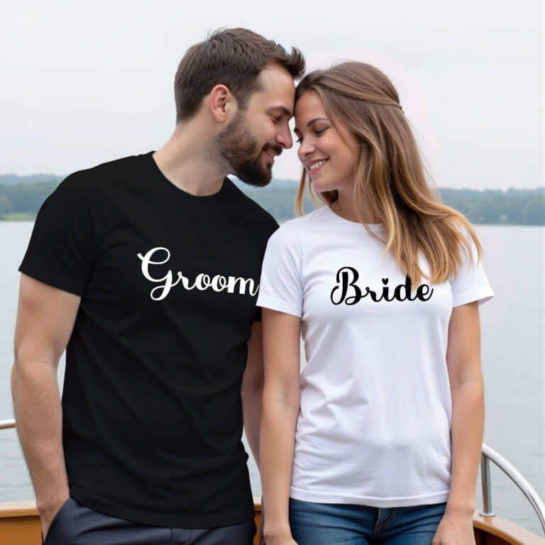 Bride Groom Wedding T-shirt