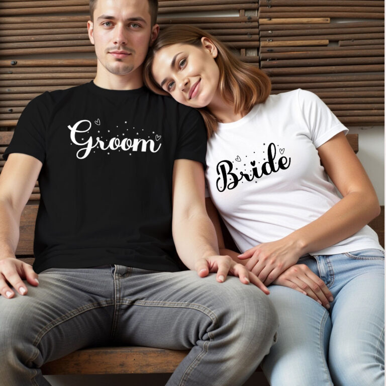 Special for Groom Bride Wedding T-shirt