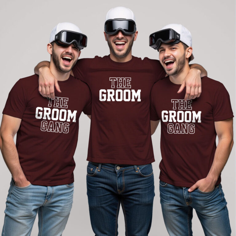 The Groom & Groom Gang Wedding T-shirt