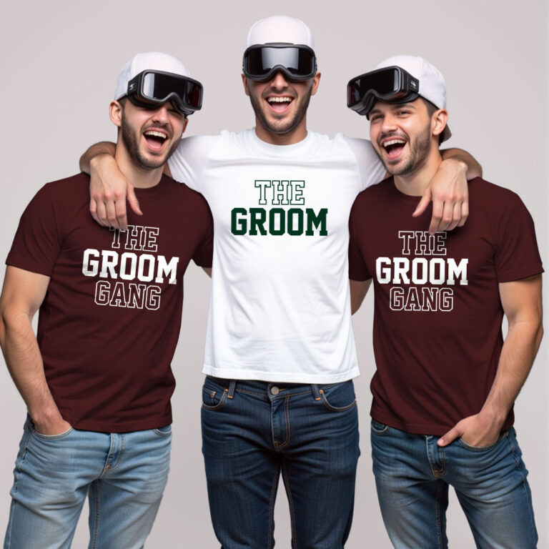 The Groom & Groom Gang Wedding T-shirt