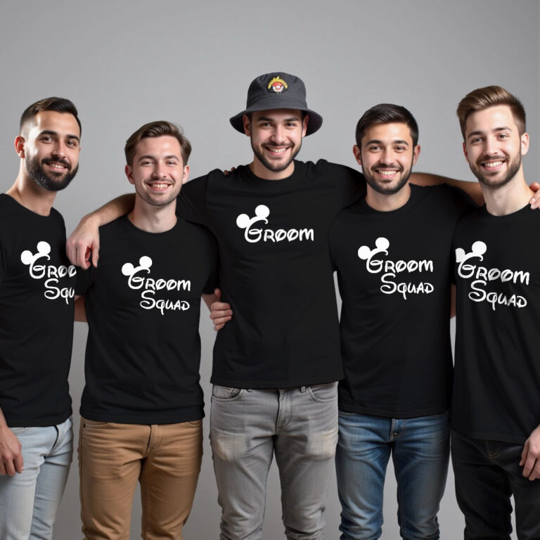 Micky Groom & Groom Squad Wedding T-shirt