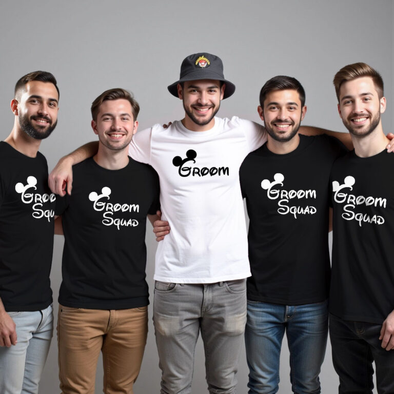 Micky Groom & Groom Squad Wedding T-shirt