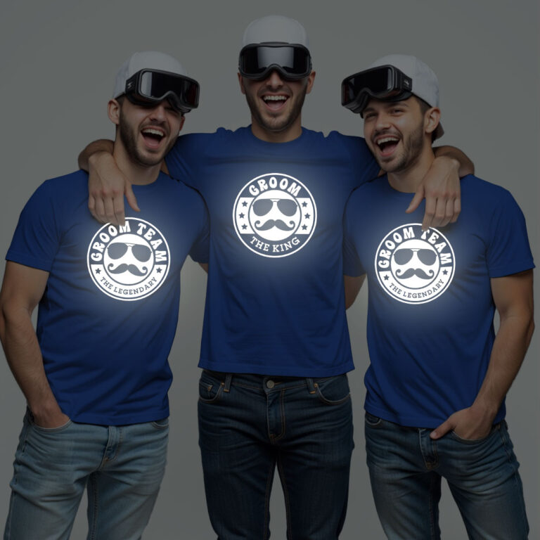 Groom Special & Groom Team Reflective Wedding T-shirt