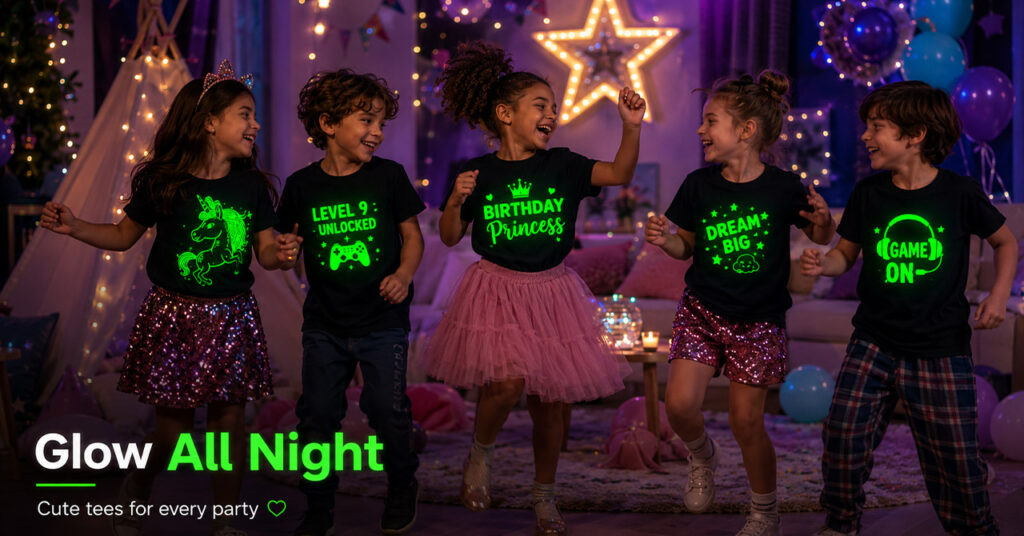 Kids Night Glow T-shirt