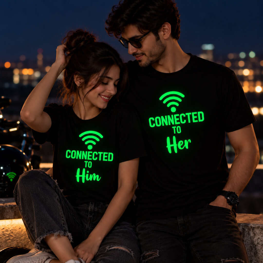 Couple Glow T-shirt