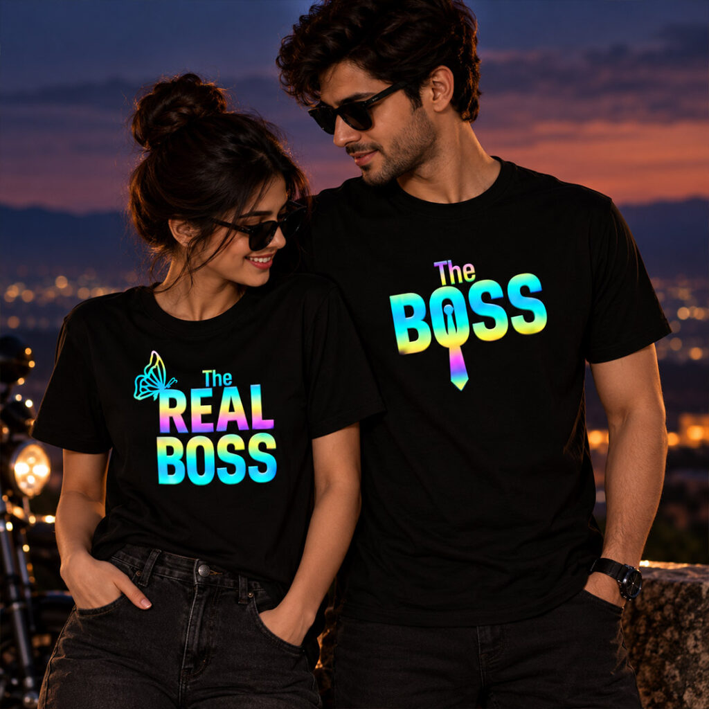 Couple Rainbow tees